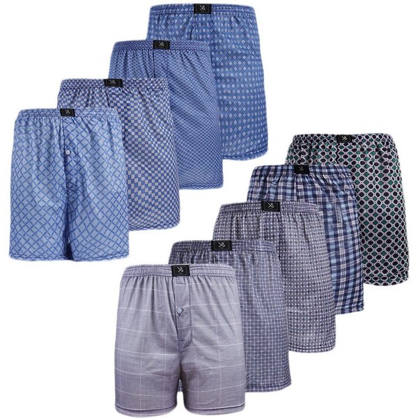 TEXEMP Webboxer 5er bis 10er Pack Herren Boxershorts Microfaser Retroshorts Boxer (Packung, 10-St) Sparpack