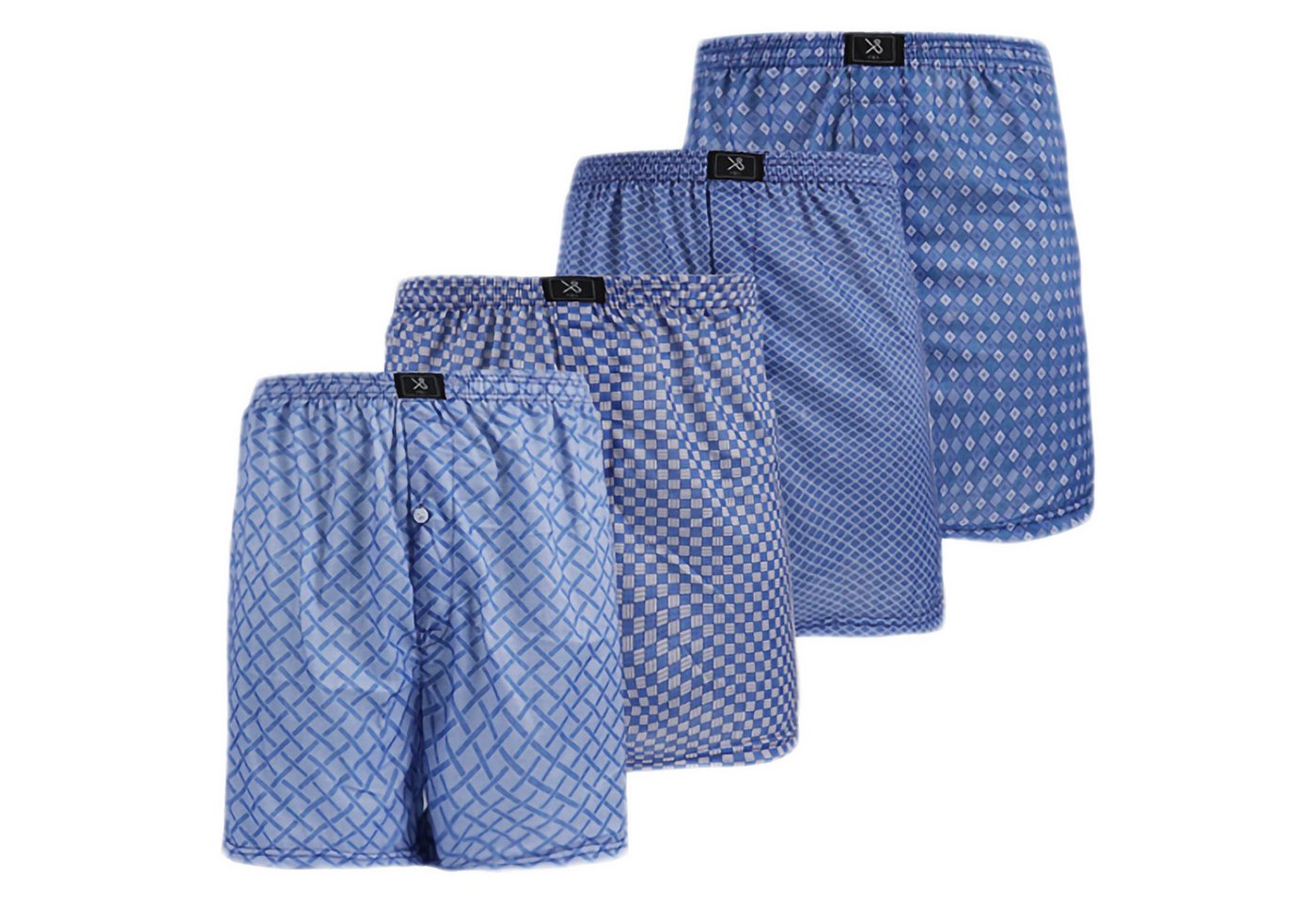 TEXEMP Webboxer 5er bis 10er Pack Herren Boxershorts Microfaser Retroshorts Boxer (Packung, 10-St) Sparpack – Bild 2 von 3