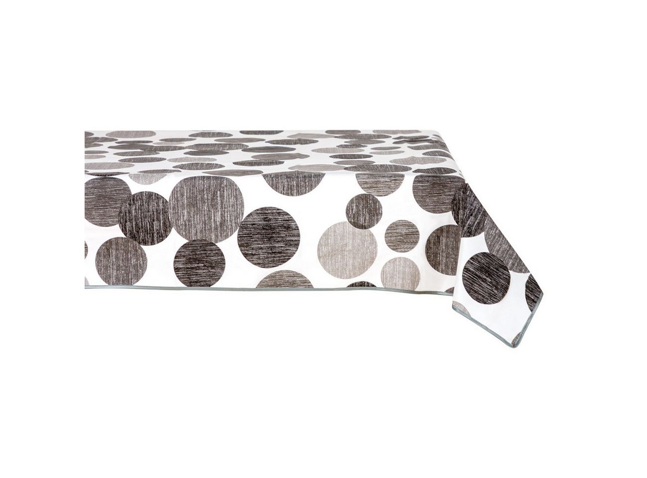 texpot Tischdecke Wachstuch graue Kreise abwischbar Wachstuchtischdecke (1-tlg) – Bild 5 von 5