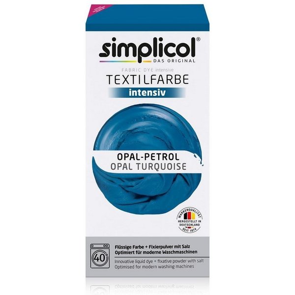 simplicol Textilfarbe Simplicol Textilfarbe intensiv Opal-Petrol - Einfaches Färben (1er Pac