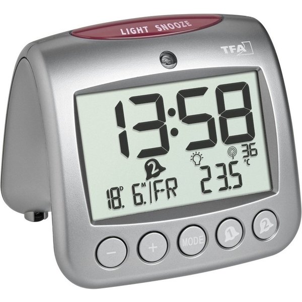TFA Dostmann Funkwecker Sonio 2.0 TFA 60.2559.54 Digitalwecker Temperaturanzeige