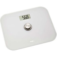 TFA Dostmann Personenwaage "ECO STEP", digital, ohne Batterie, Trittfläche aus Glas, weiß