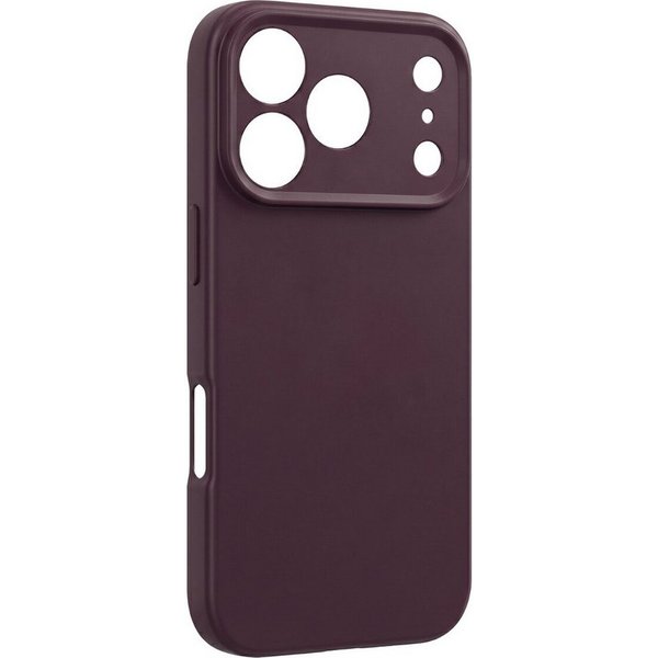 TFO Handyhülle Silikon Kompatibel mit iPhone 18 Pro Max / 17 Pro Max Kirschrot 6,9, Microfleece-Futter und matte Oberfläche