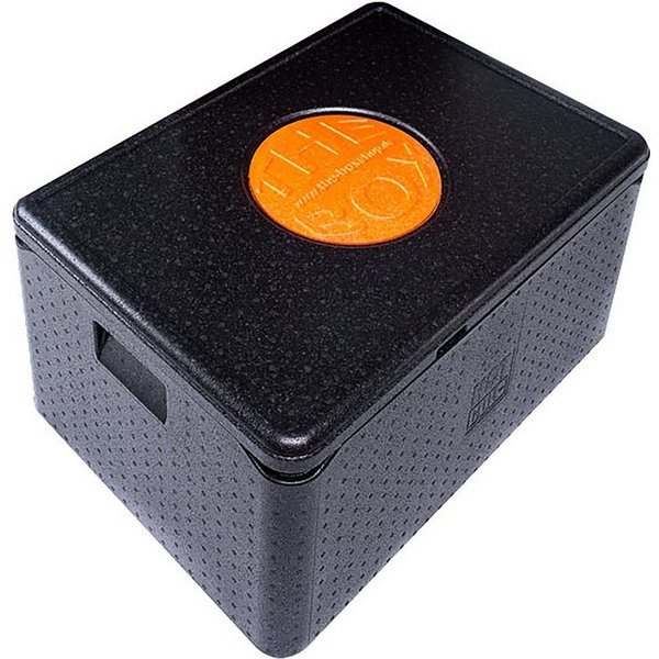 THE BOX Kühlbox Thermobox Universal groß EPP mit Deckel schwarz 80 l - 1 Stück, 80 l