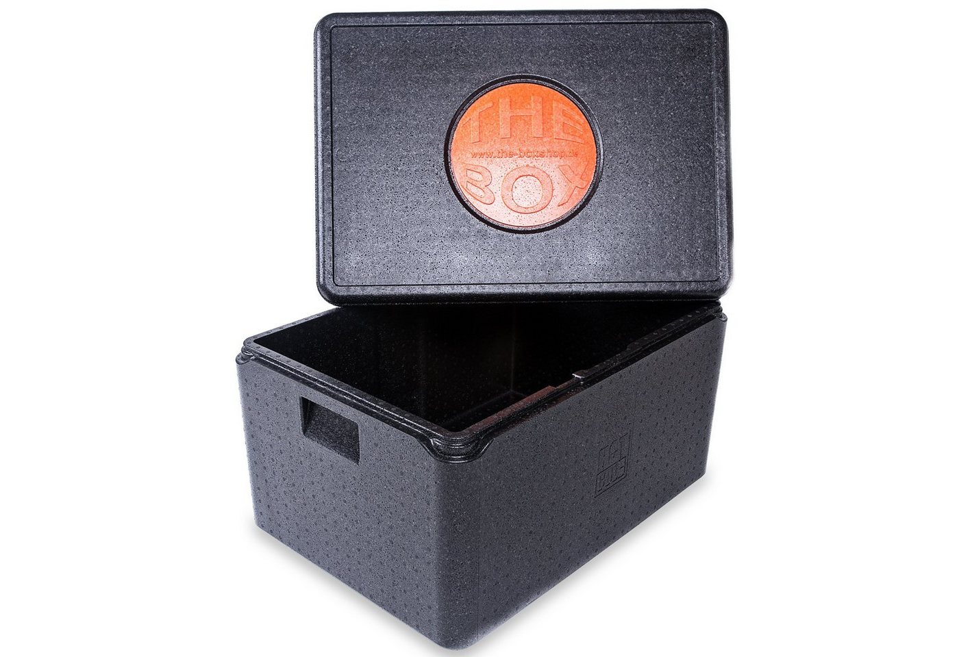 THE BOX Kühlbox Thermobox Universal groß EPP mit Deckel schwarz 80 l - 1 Stück, 80 l – Bild 2 von 5