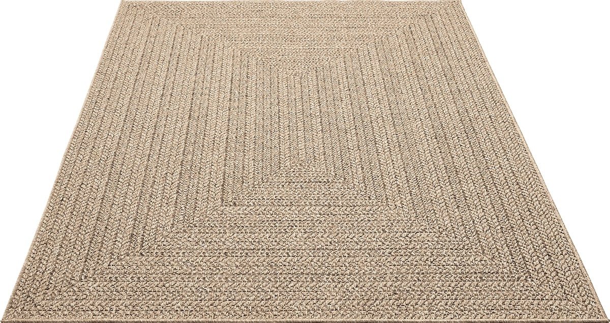 the carpet Outdoorteppich Kansas, rechteckig, Höhe: 10 mm, moderner robuster In und Outdoor Teppich Jute Look – Bild 3 von 5