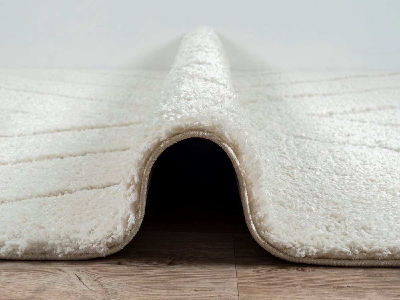 the carpet Teppich Bahar Shaggy, rund, Höhe: 30 mm, Shaggy eleganter Wohnzimmer Teppich Hochflor – Bild 3 von 4