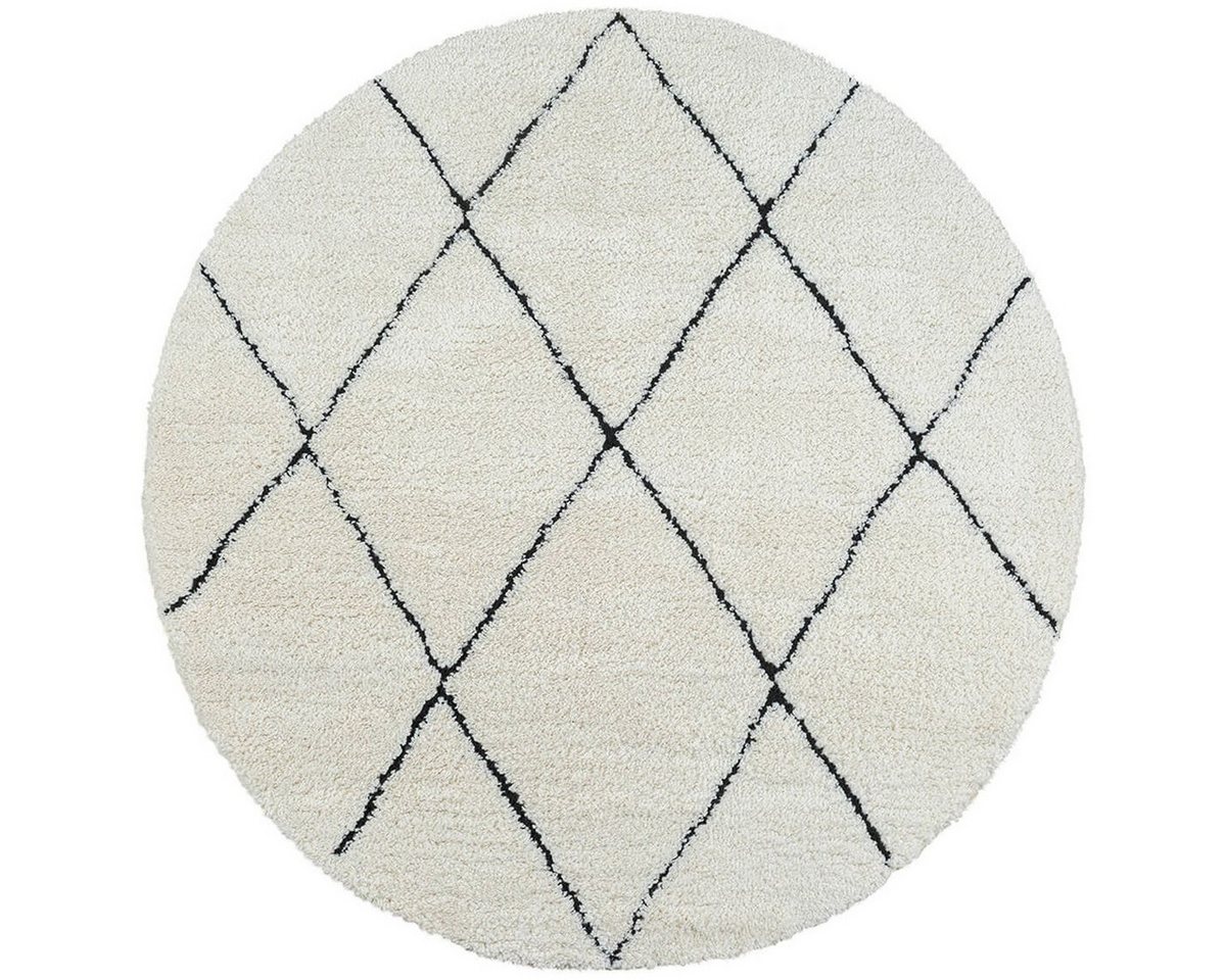 the carpet Teppich Bahar Shaggy, rund, Höhe: 30 mm – Bild 2 von 3