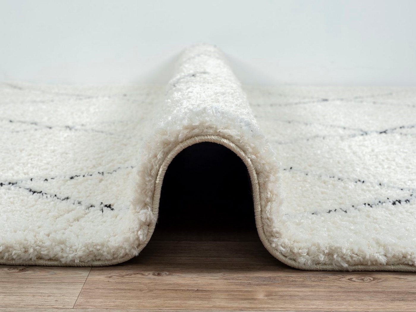 the carpet Teppich Bahar Shaggy, rund, Höhe: 30 mm – Bild 3 von 3