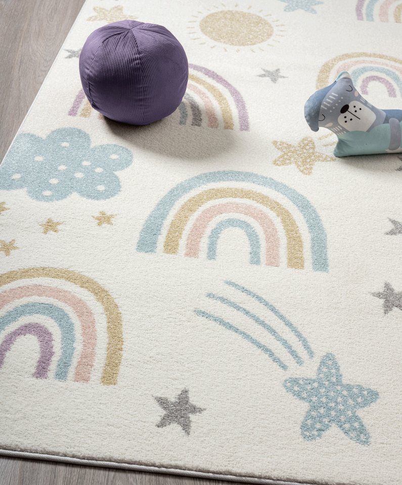 the carpet Teppich Beat Kids, rechteckig, Höhe: 9 mm, Kids Kinderzimmer Teppich strapazierfähig und pflegleicht – Bild 4 von 4