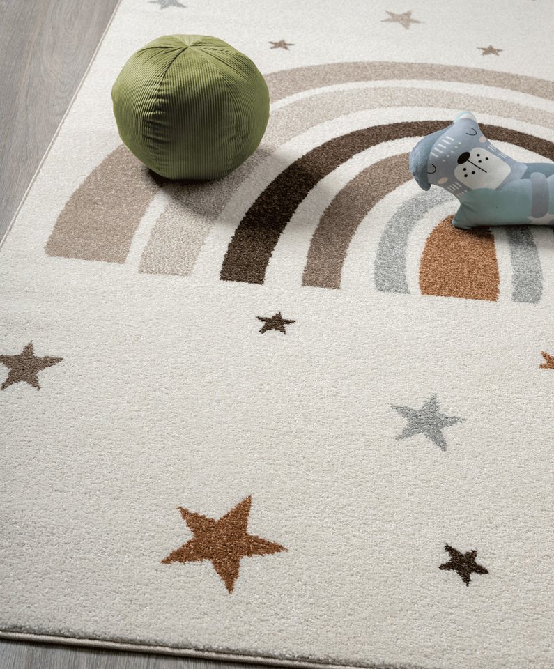 the carpet Teppich Beat Kids, rund, Höhe: 9 mm, Kids Kinderzimmer Teppich strapazierfähig und pflegleicht – Bild 2 von 2