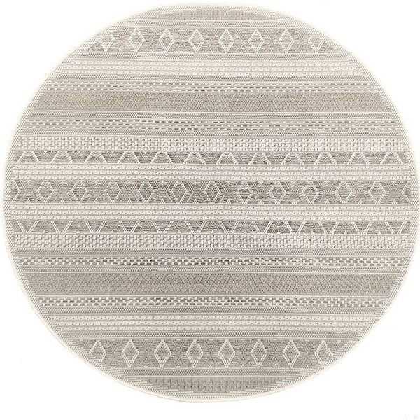 the carpet Teppich Calgary round, rund, Höhe: 1 mm, moderner robuster In und Outdoor Teppich