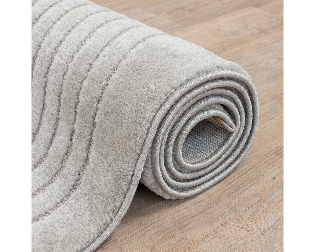 the carpet Teppich Elisa, rechteckig, Höhe: 12 mm, moderner Wohnzimmer Teppich, hohe Flordichte und angenehm weich – Bild 4 von 5