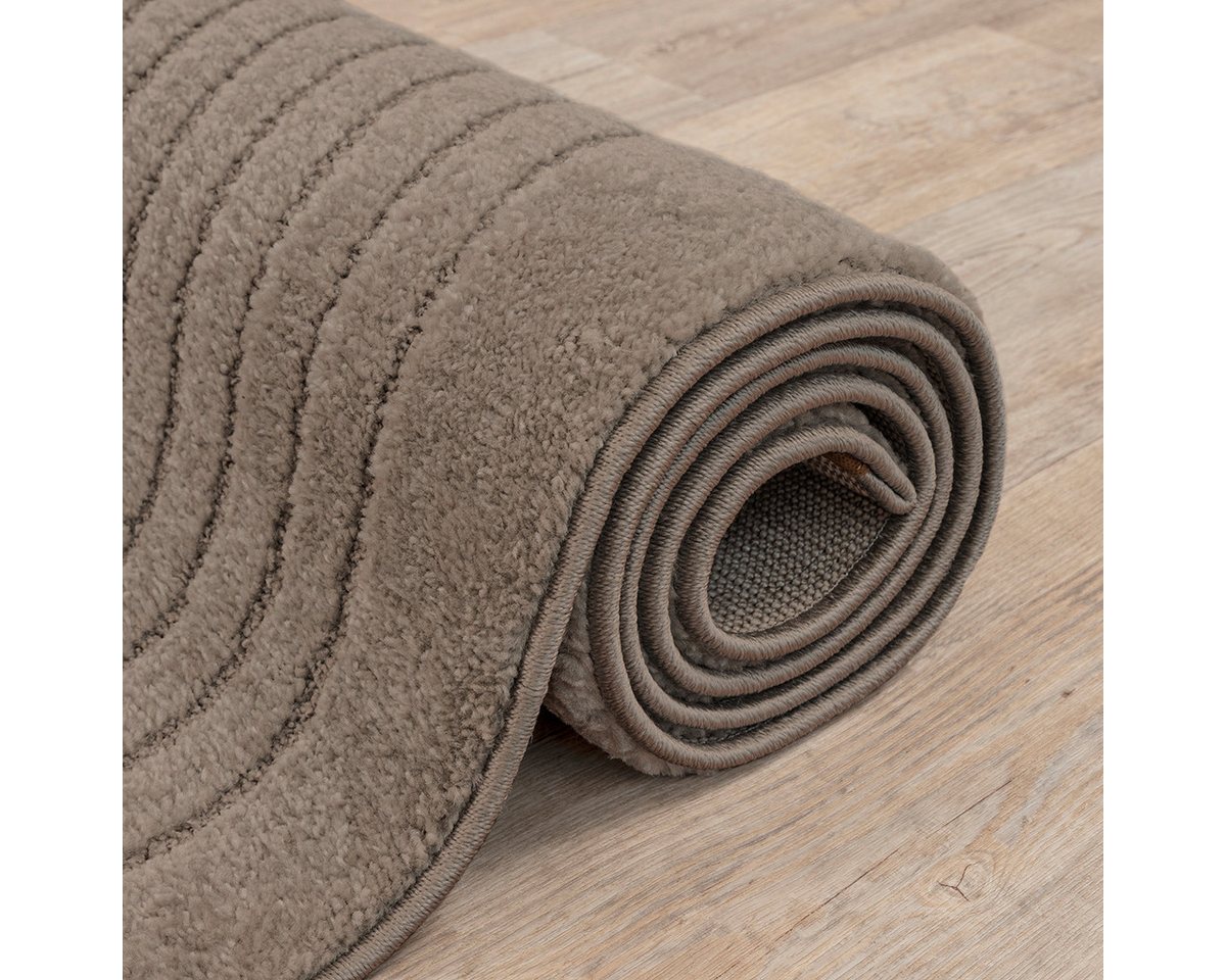 the carpet Teppich Elisa, rechteckig, Höhe: 12 mm, moderner Wohnzimmer Teppich, hohe Flordichte und angenehm weich – Bild 5 von 5