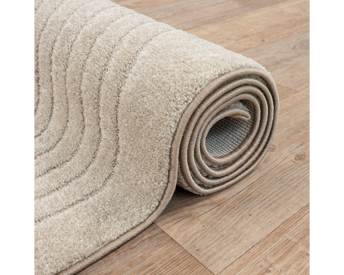the carpet Teppich Elisa, rechteckig, Höhe: 12 mm, moderner Wohnzimmer Teppich, hohe Flordichte und angenehm weich – Bild 4 von 5