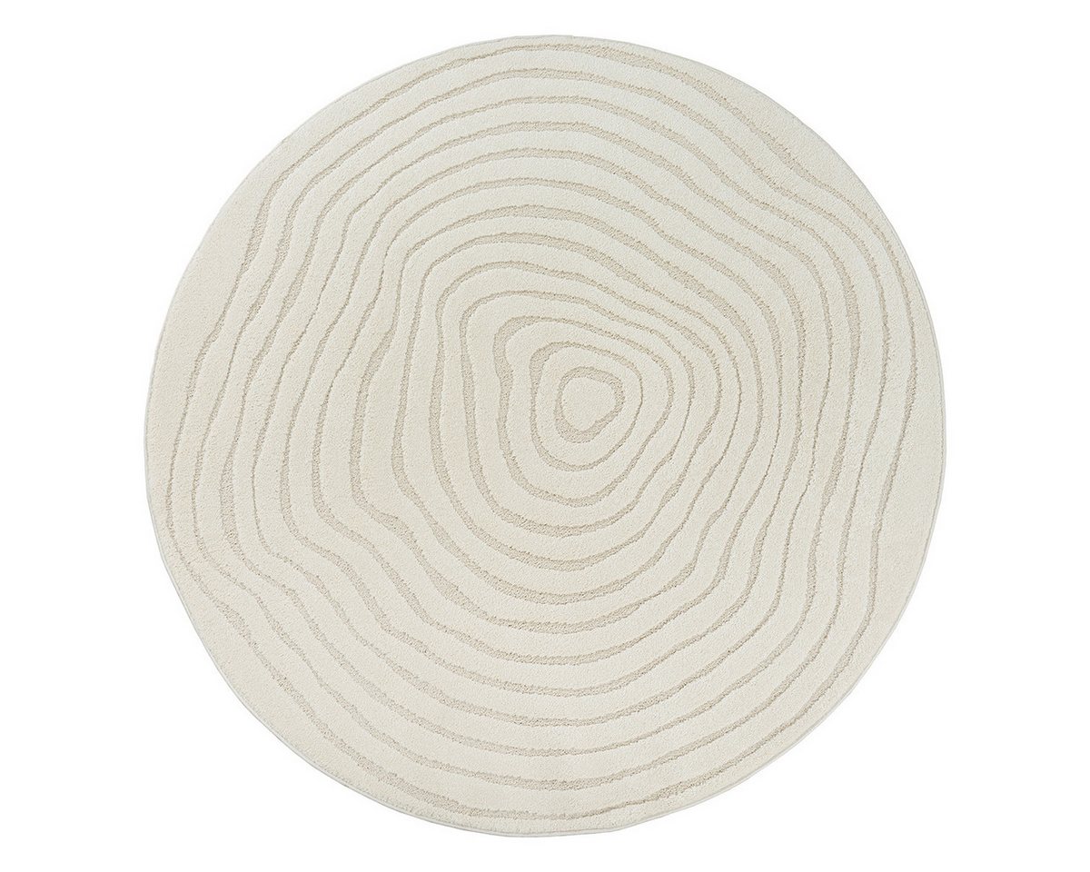 the carpet Teppich Everest, rund, Höhe: 14 mm, moderner Wohnzimmer Teppich hohe Flordichte – Bild 2 von 5
