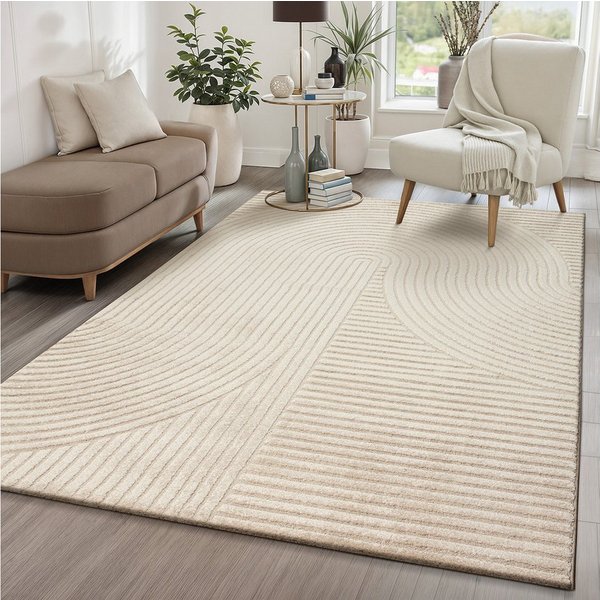 the carpet Teppich Everest, rechteckig, Höhe: 14 mm, moderner Wohnzimmer Teppich hohe Flordichte