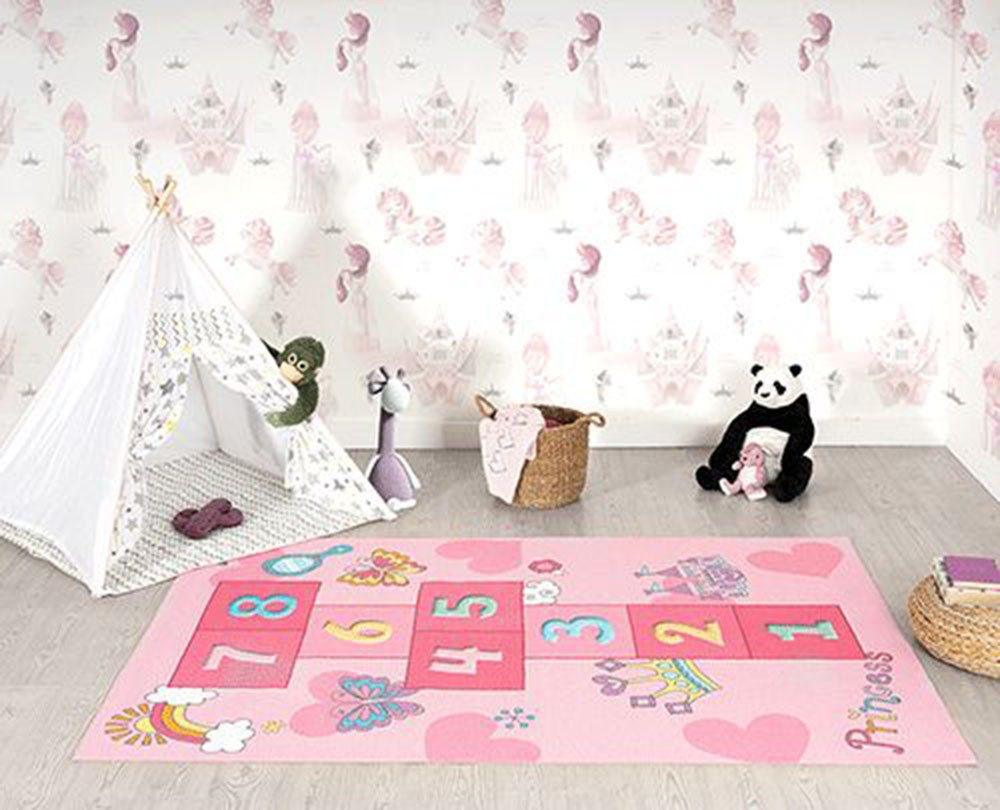 the carpet Teppich Happy Life, rechteckig, Höhe: 4 mm, Life Kinderzimmer Teppich Spielteppich pflegeleicht – Bild 5 von 5