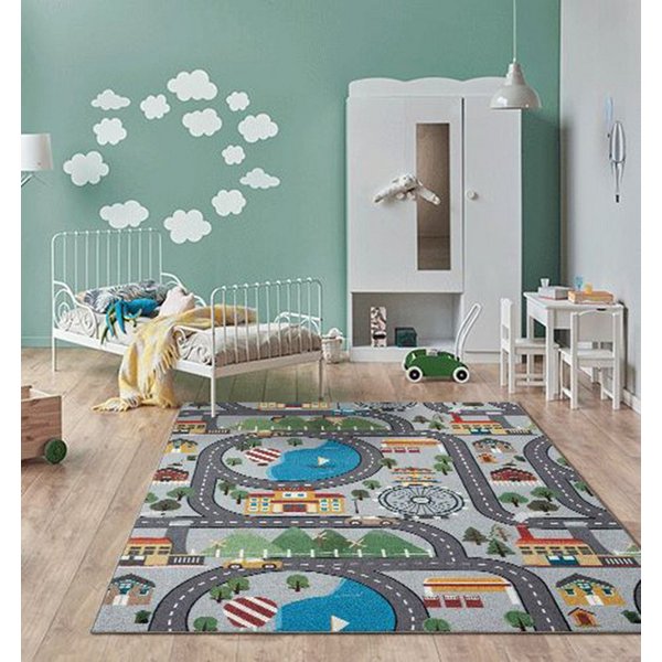 the carpet Teppich Happy Life, rechteckig, Höhe: 4 mm, Life Kinderzimmer Teppich Spielteppich pflegeleicht