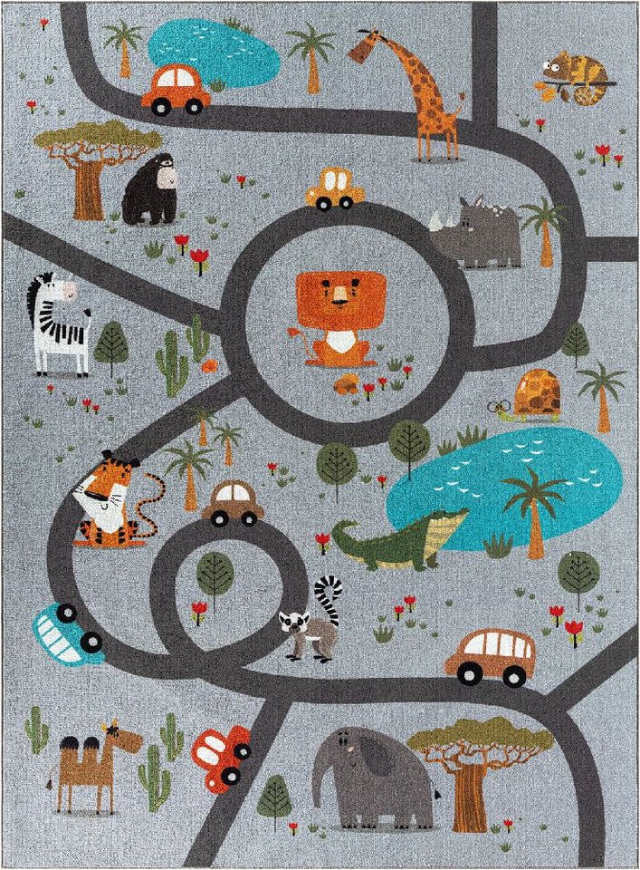 the carpet Teppich Happy Life, rechteckig, Höhe: 4 mm, Life Kinderzimmer Teppich Spielteppich pflegeleicht – Bild 2 von 5