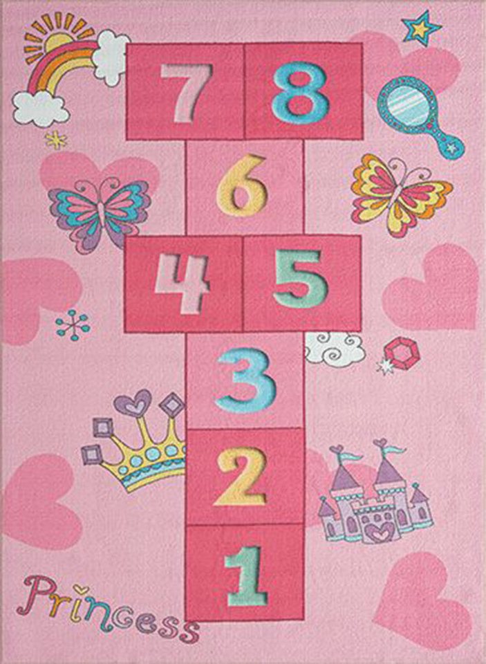 the carpet Teppich Happy Life, rechteckig, Höhe: 4 mm, Life Kinderzimmer Teppich Spielteppich pflegeleicht – Bild 2 von 5