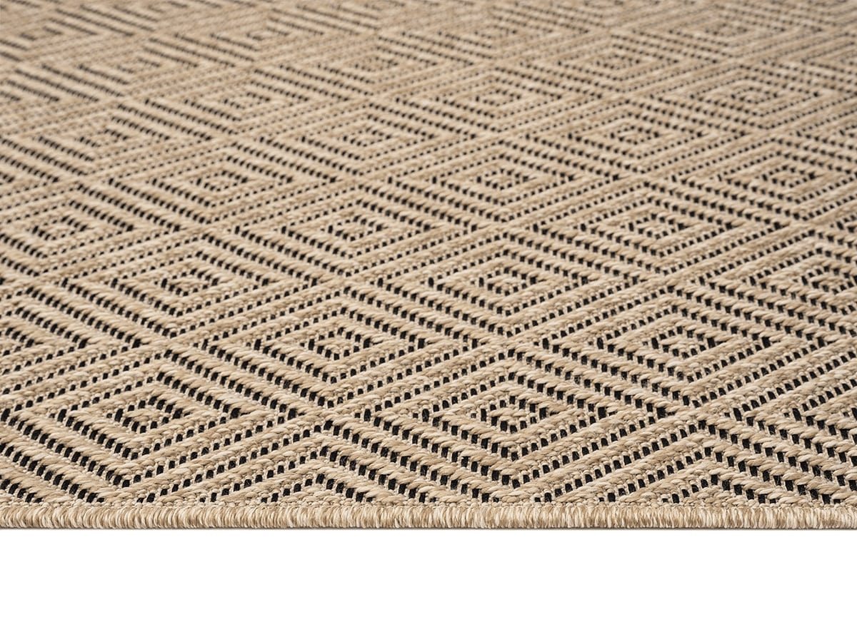 the carpet Teppich Kansas, rechteckig, Höhe: 1 mm, moderner robuster In und Outdoor Teppich Jute Look – Bild 4 von 5