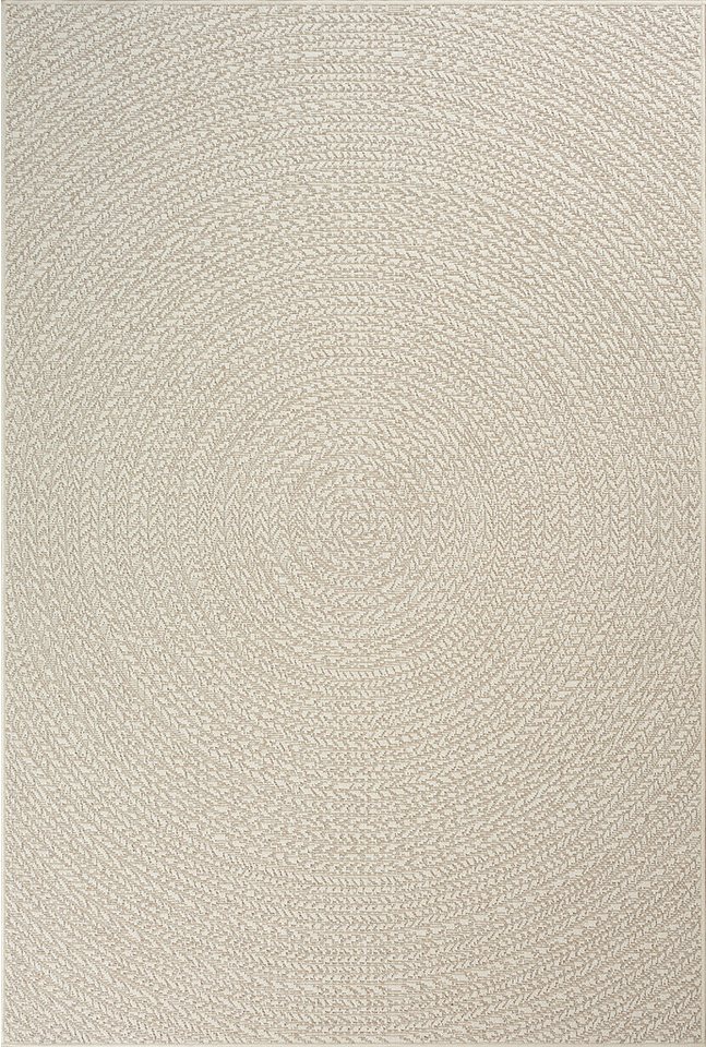 the carpet Teppich Kansas, rechteckig, Höhe: 10 mm, moderner robuster In und Outdoor Teppich Jute Look – Bild 2 von 5
