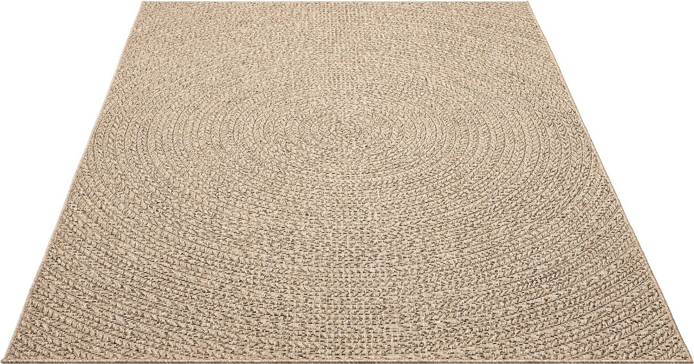 the carpet Teppich Kansas, rechteckig, Höhe: 10 mm, moderner robuster In und Outdoor Teppich Jute Look – Bild 3 von 5