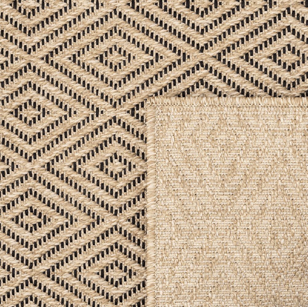 the carpet Teppich Kansas, rechteckig, Höhe: 1 mm, moderner robuster In und Outdoor Teppich Jute Look – Bild 5 von 5