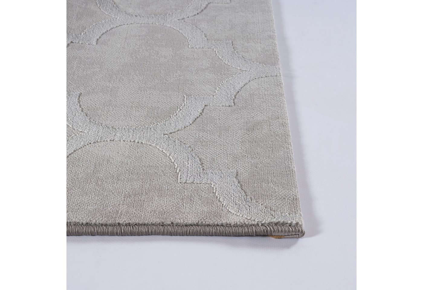 the carpet Teppich Knight, rechteckig, Höhe: 12 mm, moderner Wohnzimmer Teppich elegant glänzender Flor – Bild 5 von 5