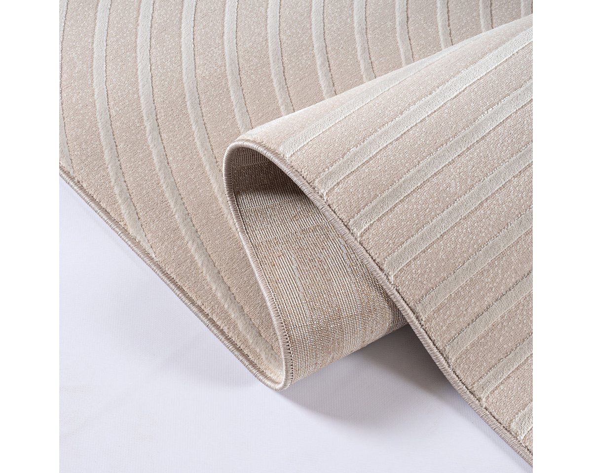 the carpet Teppich Knight, rechteckig, Höhe: 12 mm, moderner Wohnzimmer Teppich elegant glänzender Flor – Bild 4 von 5