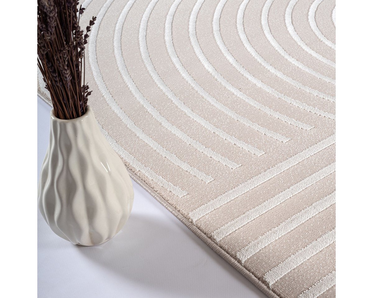the carpet Teppich Knight, rechteckig, Höhe: 12 mm, moderner Wohnzimmer Teppich elegant glänzender Flor – Bild 5 von 5