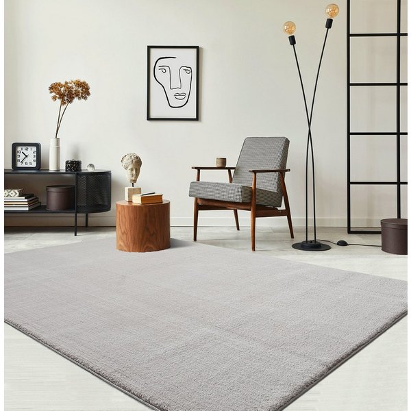 the carpet Teppich kuschelig & Super Soft, Anti-Rutsch Unterseite, rechteckig, Höhe: 16 mm, Waschbar bis 30 Grad, Felloptik, Wohnzimmer Teppich, Kundenliebling