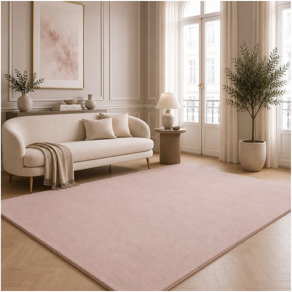 the carpet Teppich kuschelig & Super Soft, Anti-Rutsch Unterseite, rechteckig, Höhe: 16 mm, Waschbar bis 30 Grad, Felloptik, Wohnzimmer Teppich, Kundenliebling