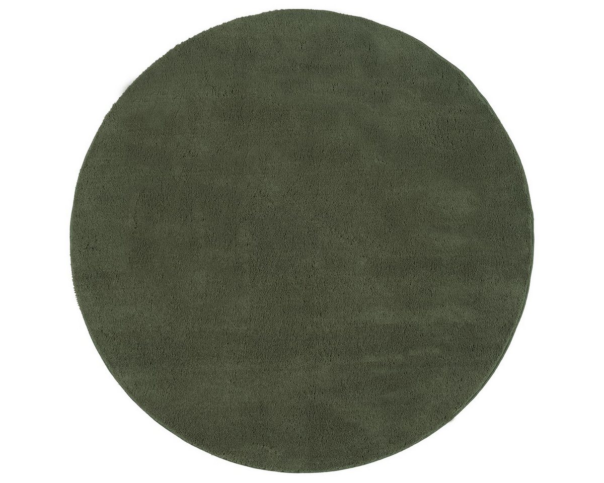 the carpet Teppich kuschelig & Super Soft, Anti-Rutsch Unterseite, rund, Höhe: 16 mm, Waschbar bis 30 Grad, Felloptik, Wohnzimmer Teppich, Kundenliebling – Bild 2 von 3