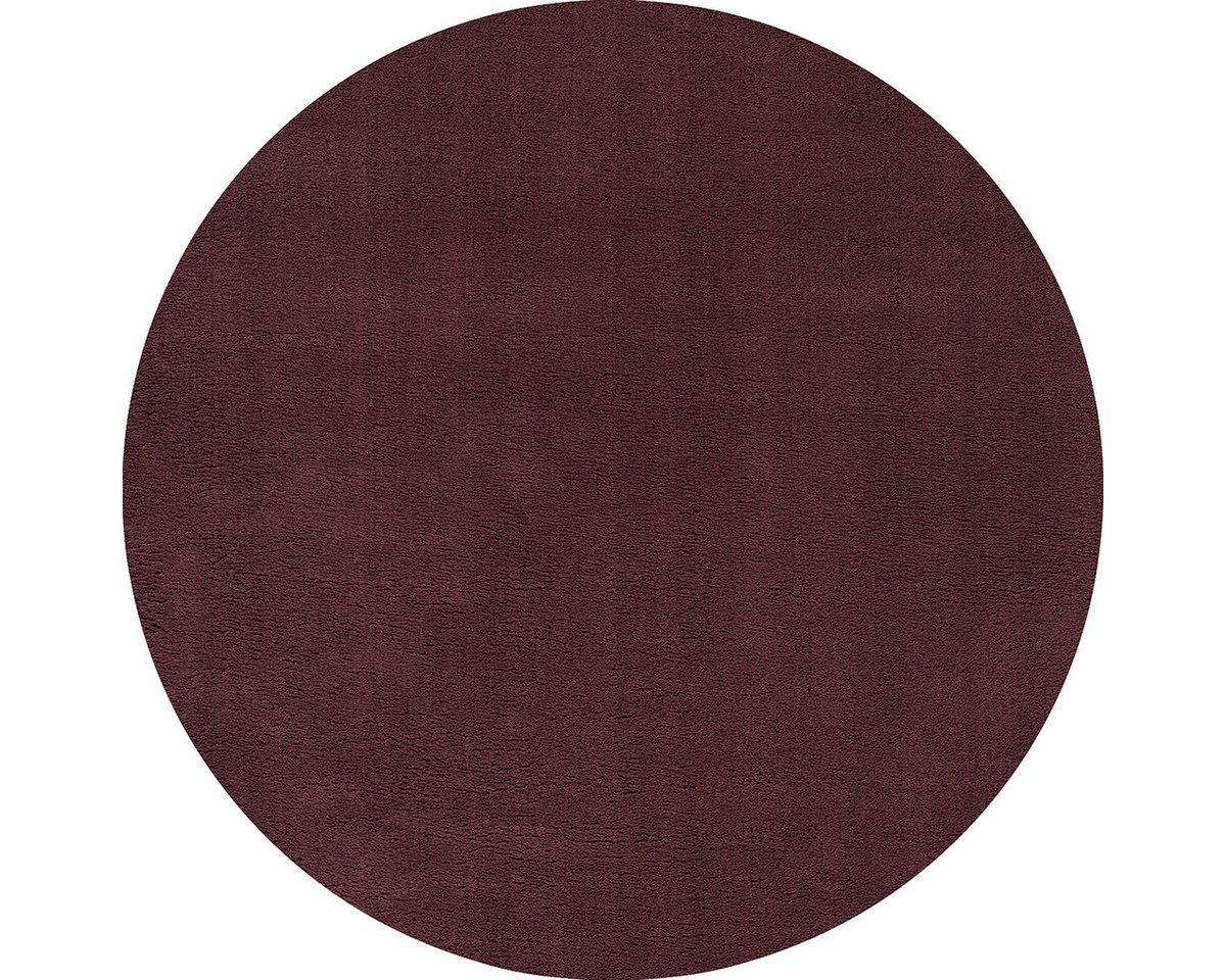 the carpet Teppich kuschelig & Super Soft, Anti-Rutsch Unterseite, rund, Höhe: 16 mm, Waschbar bis 30 Grad, Felloptik, Wohnzimmer Teppich, Kundenliebling – Bild 2 von 4