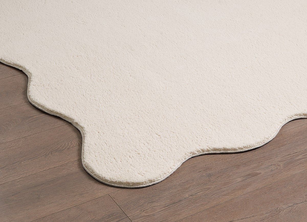 the carpet Teppich kuschelig & Super Soft, Anti-Rutsch Unterseite, wellenförmig, Höhe: 16 mm, Waschbar bis 30 Grad, Felloptik, Wohnzimmer Teppich, Kundenlieblin – Bild 4 von 5