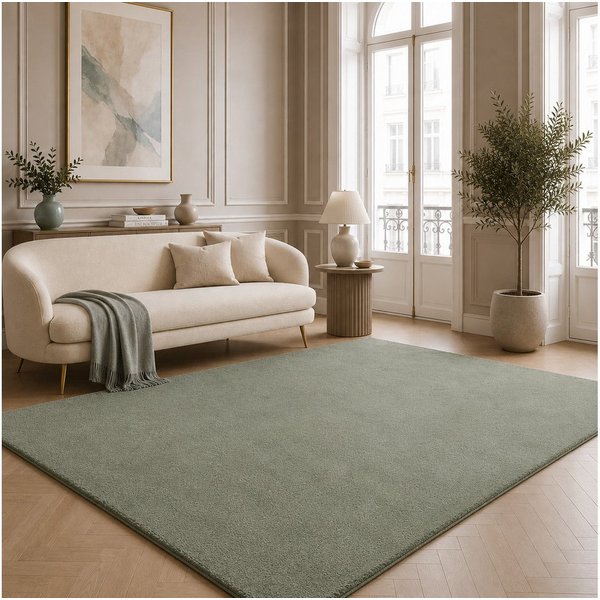 the carpet Teppich kuschelig & Super Soft, Anti-Rutsch Unterseite, rechteckig, Höhe: 16 mm, Waschbar bis 30 Grad, Felloptik, Wohnzimmer Teppich, Kundenliebling
