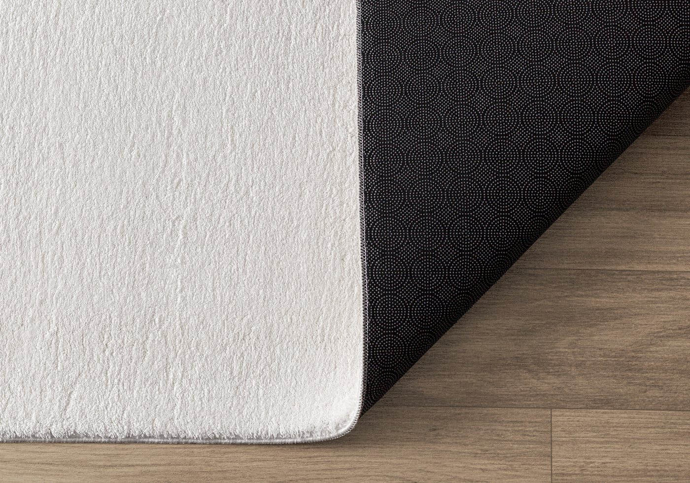 the carpet Teppich kuschelig & Super Soft, Anti-Rutsch Unterseite, rechteckig, Höhe: 16 mm, Waschbar bis 30 Grad, Felloptik, Wohnzimmer Teppich, Kundenliebling – Bild 5 von 5