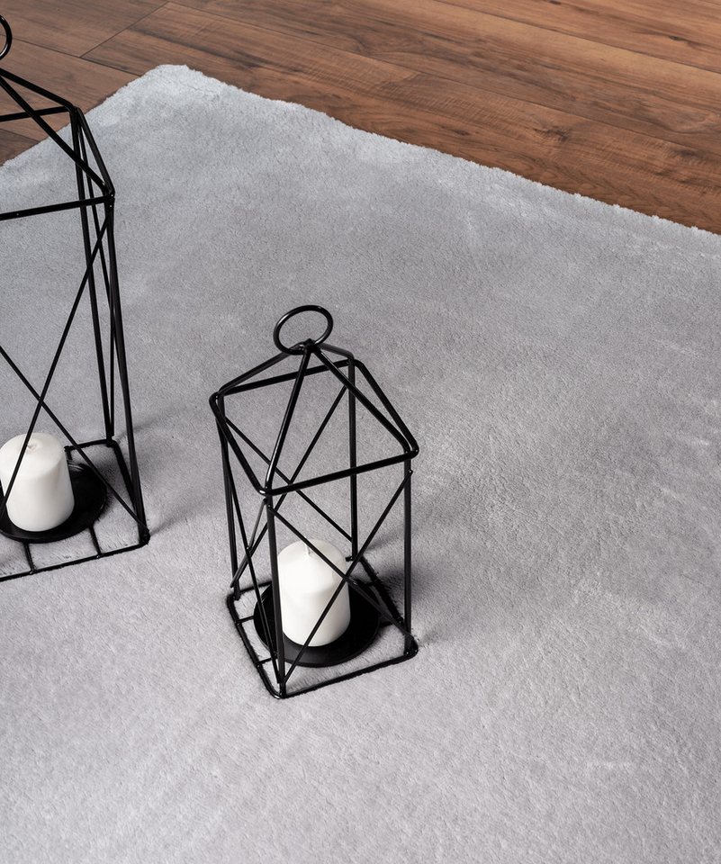 the carpet Teppich kuschelig & Super Soft, Anti-Rutsch Unterseite, rechteckig, Höhe: 16 mm, Waschbar bis 30 Grad, Felloptik, Wohnzimmer Teppich, Kundenliebling – Bild 5 von 5