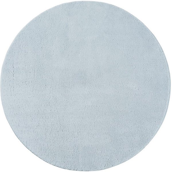 the carpet Teppich kuschelig & Super Soft, Anti-Rutsch Unterseite, rund, Höhe: 16 mm, Waschbar bis 30 Grad, Felloptik, Wohnzimmer Teppich, Kundenliebling