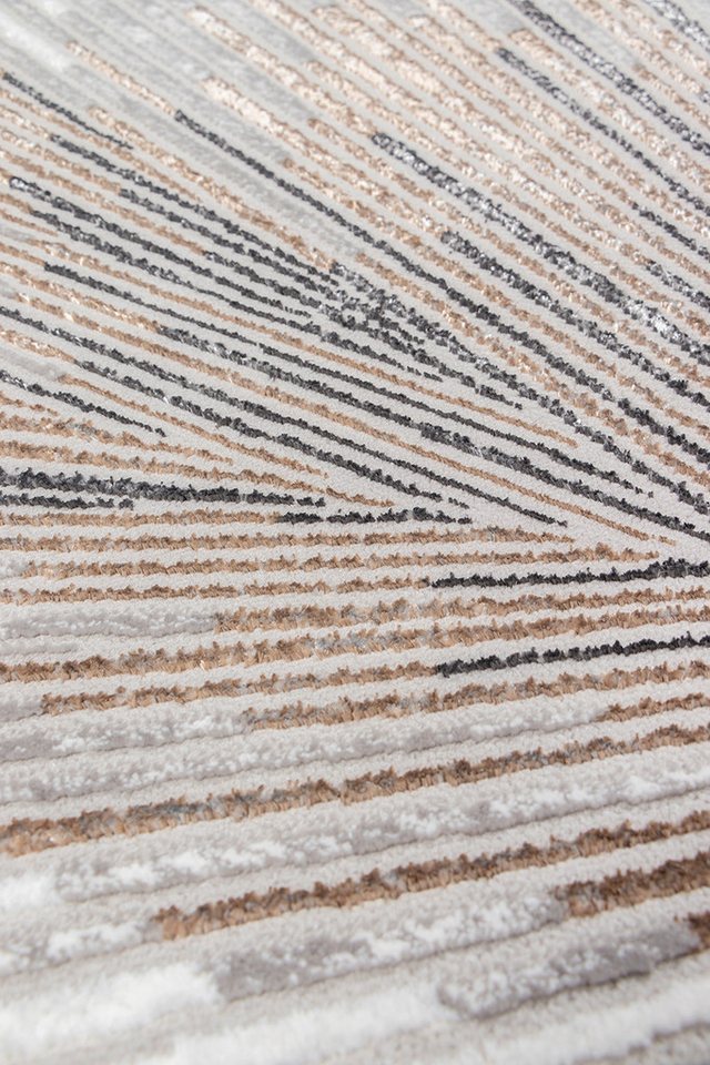 the carpet Teppich Mila, rechteckig, Höhe: 8 mm, moderner Wohnzimmer Teppich elegant glänzender Flor – Bild 5 von 5