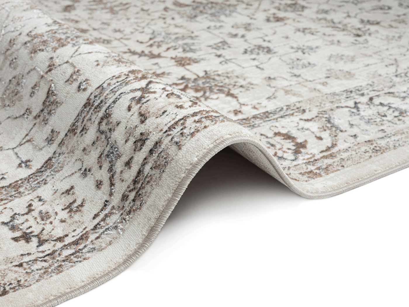 the carpet Teppich Mila, rechteckig, Höhe: 8 mm, moderner Wohnzimmer Teppich elegant glänzender Flor – Bild 3 von 4