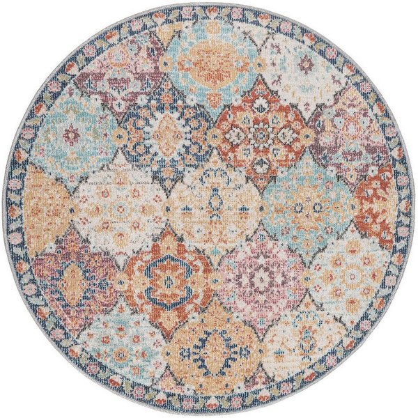 the carpet Teppich Palma, rund, Höhe: 4 mm, Outdoor moderner robuster In und Outdoor Teppich