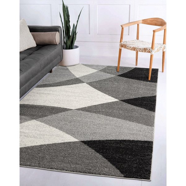 the carpet Teppich Pearl, rechteckig, Höhe: 11 mm, moderner dichter Wohnzimmer Teppich Konturenschnitt