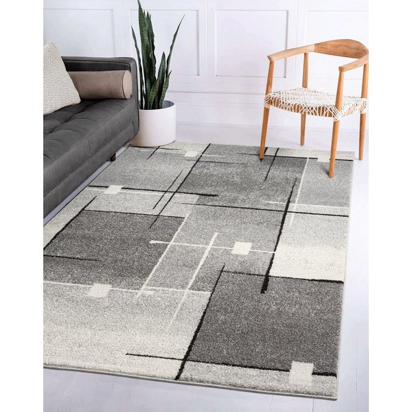 the carpet Teppich Pearl, rechteckig, Höhe: 11 mm, moderner dichter Wohnzimmer Teppich Konturenschnitt