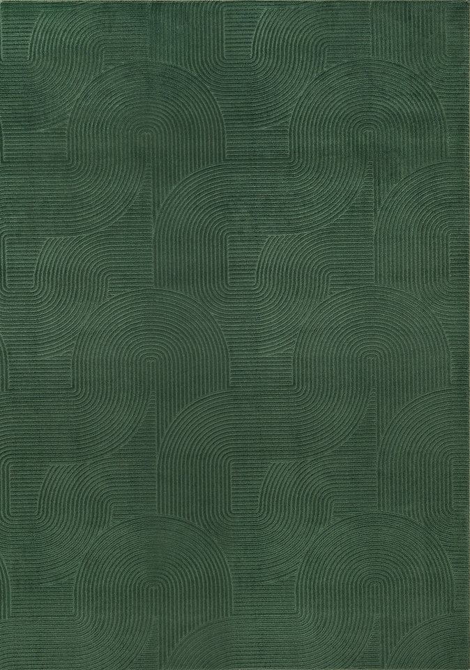 the carpet Teppich Rio, rechteckig, Höhe: 8 mm, weicher Wohnzimmer Teppich rutschfest 3D-Optik – Bild 2 von 5