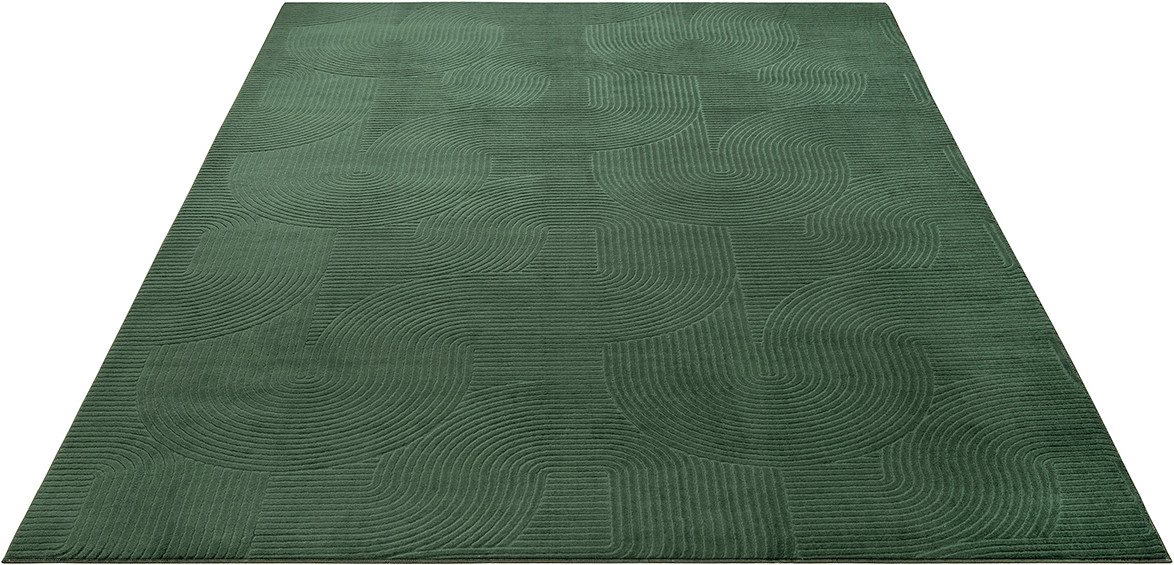 the carpet Teppich Rio, rechteckig, Höhe: 8 mm, weicher Wohnzimmer Teppich rutschfest 3D-Optik – Bild 3 von 5