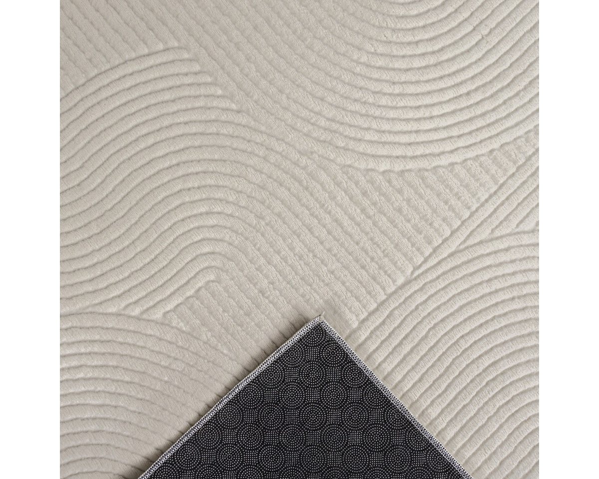 the carpet Teppich Rio, rechteckig, Höhe: 8 mm, weicher Wohnzimmer Teppich rutschfest 3D-Optik – Bild 4 von 5