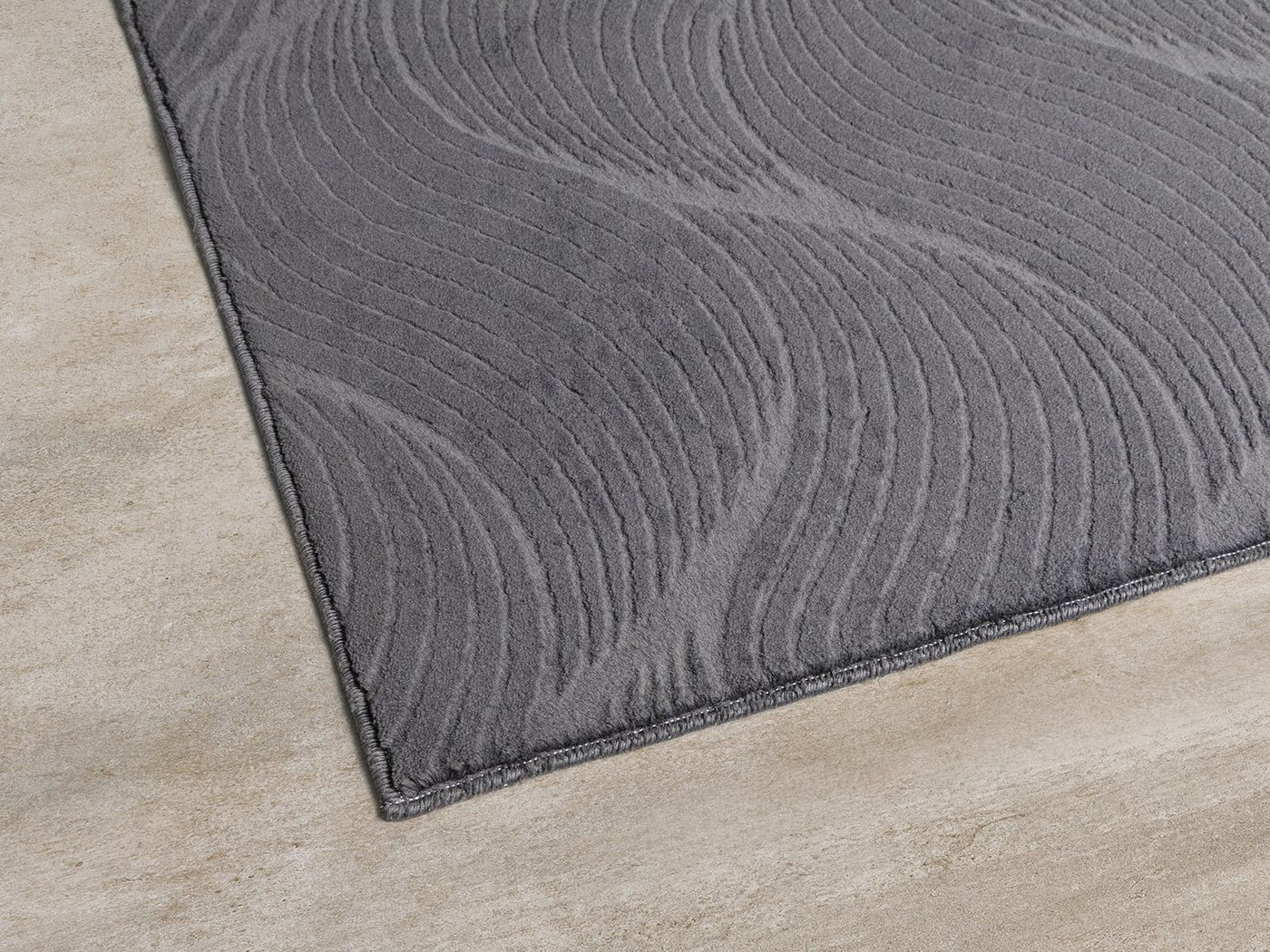 the carpet Teppich Rio, rechteckig, Höhe: 8 mm, weicher Wohnzimmer Teppich rutschfest 3D-Optik – Bild 5 von 5